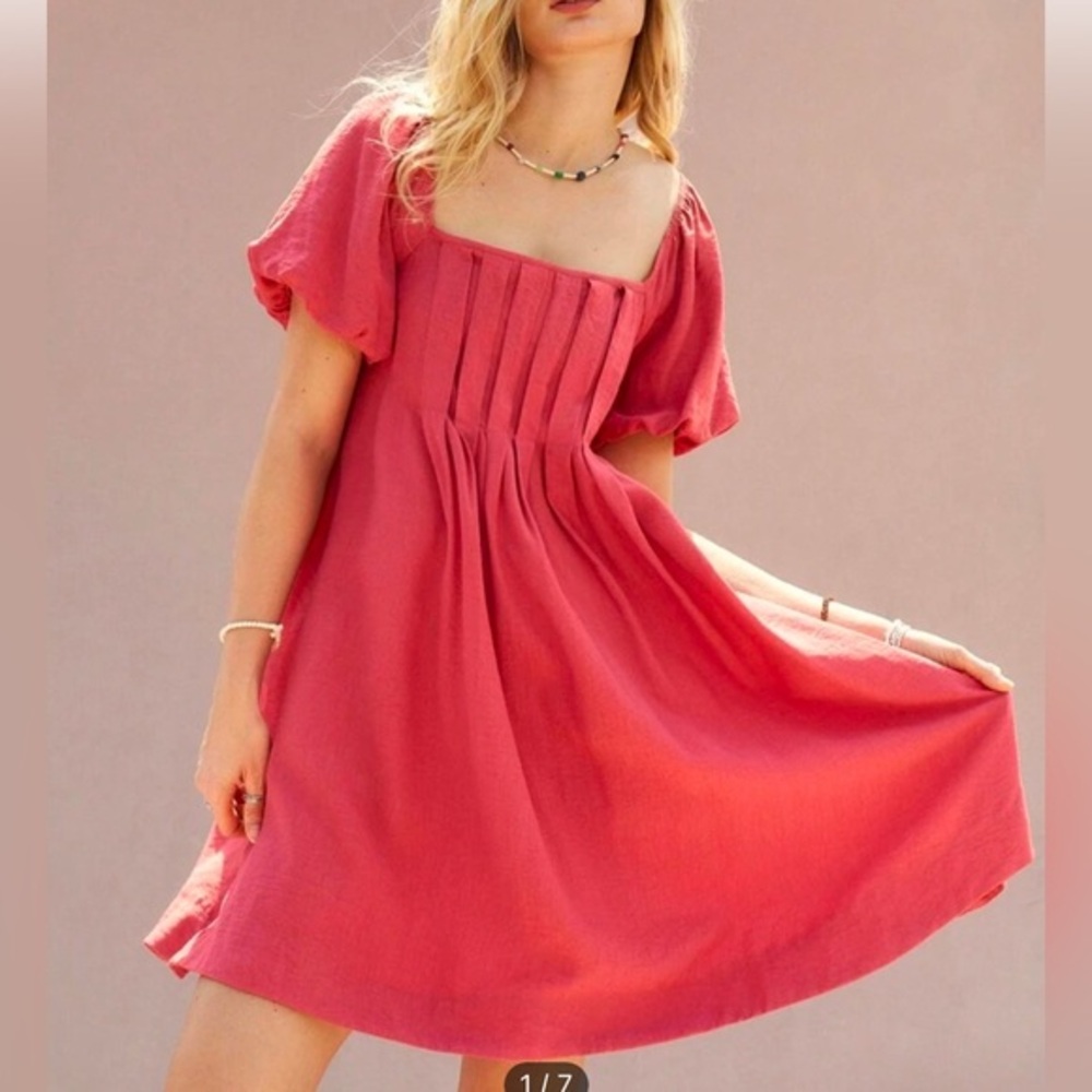 Elegant Puff Sleeve Dress